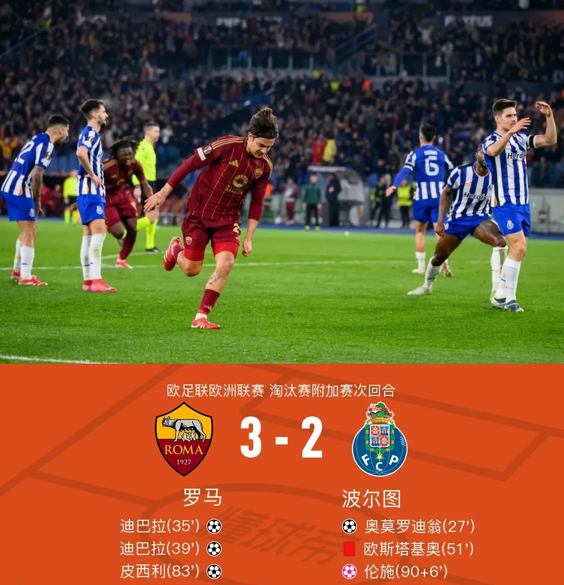 罗马客场战胜乌迪内斯，延续胜势