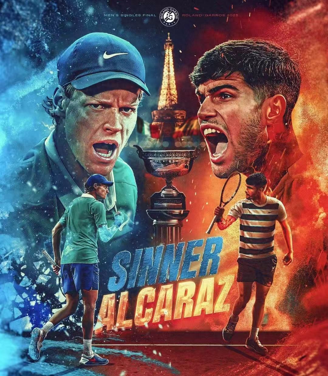 拉沃尔杯逆转蒙特卡洛大师赛，辛纳带队取胜